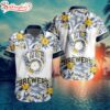 MLB Milwaukee Brewers Hawaiian Shirts Gift For Fans