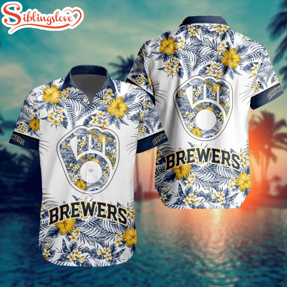 MLB Milwaukee Brewers Hawaiian Shirts Gift For Fans 1 MLB Milwaukee Brewers Hawaiian Shirts Gift For Fans