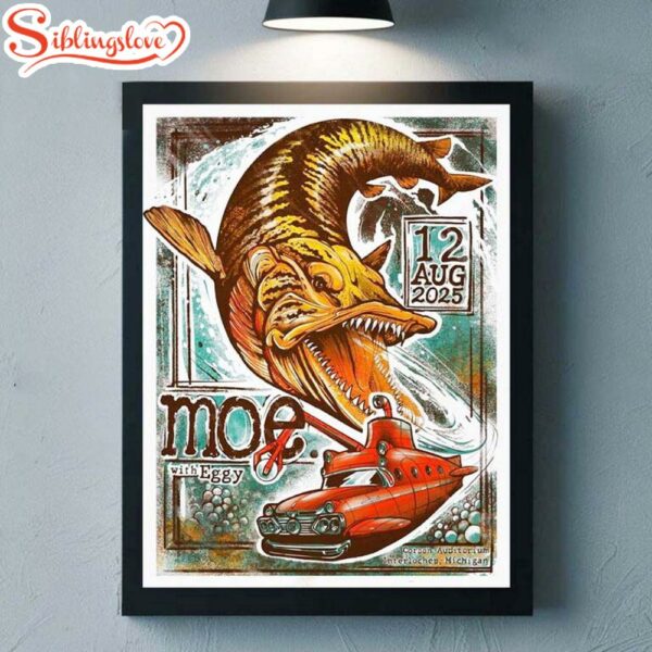Moe With Eggy Interlochen Michigan 2025 Poster Canvas