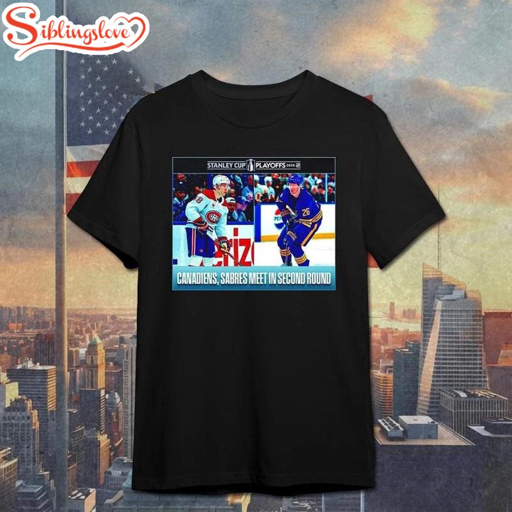 Montreal Canadiens vs Buffalo Sabres 2026Unisex T-Shirt 1 Montreal Canadiens vs Buffalo Sabres 2026Unisex T-Shirt