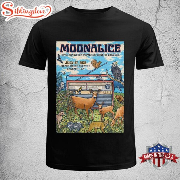 Moonalice July 27 2025 Soper Reese Theatre In Lakeport CA Unisex T-Shirt