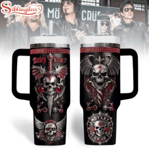 Motley Crue Tumbler 40Oz With Handle