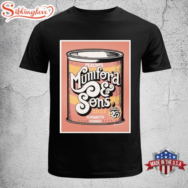 Mumford And Sons July 26, 2025 In Alpharetta GA Tour Unisex T-Shirt