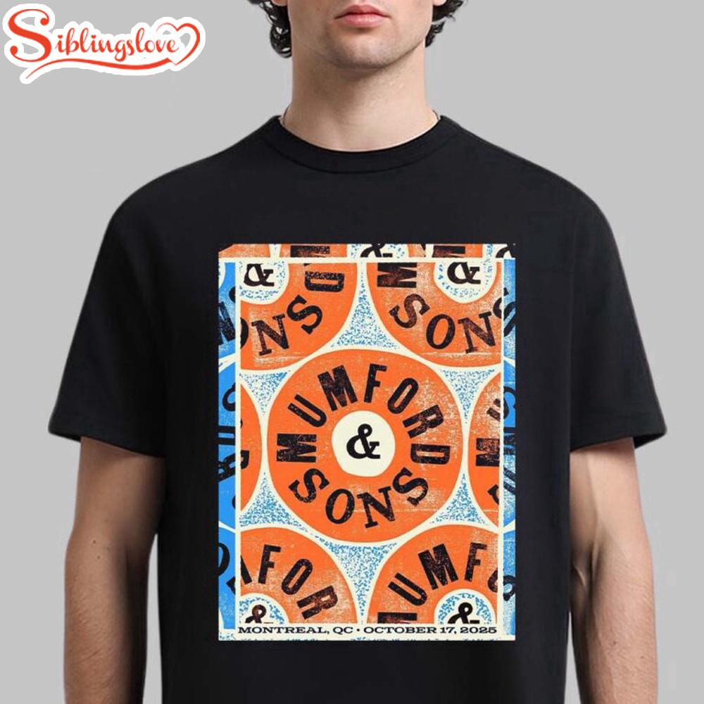 Mumford And Sons Montreal Quebec Canada Unisex T-Shirt 1 Mumford And Sons Montreal Quebec Canada Unisex T-Shirt