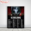 My Chemical Romance The Black Parade 2026 Tour Poster Canvas