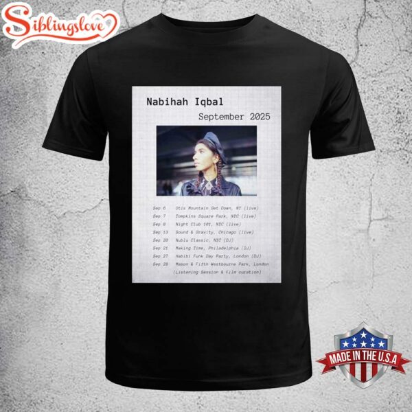 Nabihah Iqbal Fall Tour 2025 Unisex T-Shirt