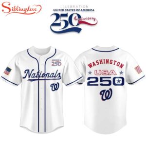 Nationals America 250th Anniversary 2026 Baseball Jersey Shirt