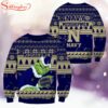 Navy Midshipmen NCAA Grinch Ugly Christmas Sweater