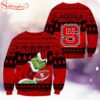 NC State Wolfpack NCAA Grinch Ugly Christmas Sweater