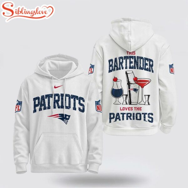New England Patriots NFL Bartender 3D Hoodie Shirt