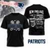New England Patriots NFL Biker 3D T-Shirt