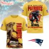 New England Patriots NFL Godzilla King of the Monsters 3D Shirt