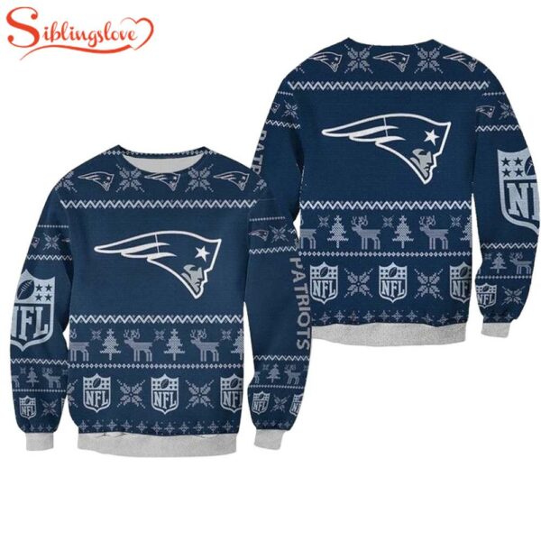 New England Patriots Ugly Christmas Sweater