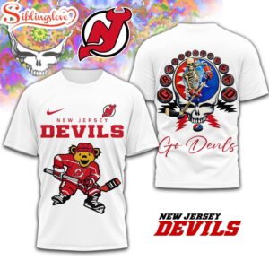 New Jersey Devils NHL Deadhead 3D Shirt For Fans