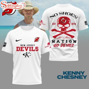 New Jersey Devils NHL Kenny Chesney 3D Shirt