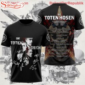 New Limited Edition Die Toten Hosen Tour 2025-2026 3D Shirt For Fans