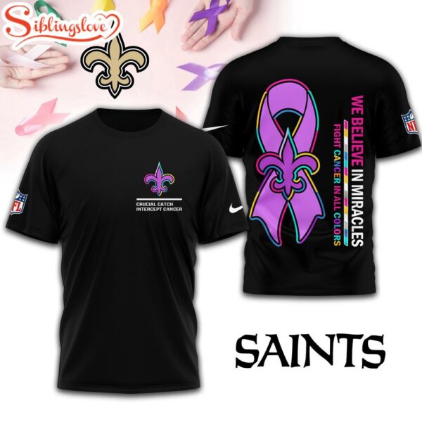 New Orleans Saints NFL Crucial Catch 3D Shirt