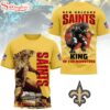 New Orleans Saints NFL Godzilla King of the Monsters 3D Shirt