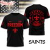 New Orleans Saints NFL Opportunity Equity Freedom Justice 3D T-Shirt