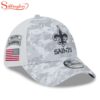 New Orleans Saints NFL Salute To Service 39THIRTY Flex Fit Baseball Cap Print