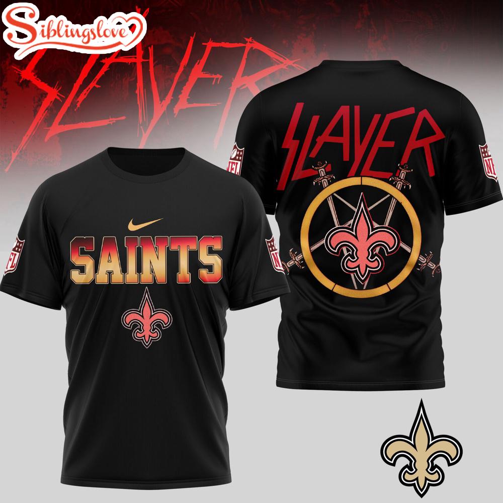 New Orleans Saints NFL Slayer 3D Shirt Gift For Fans 1 New Orleans Saints NFL Slayer 3D Shirt Gift For Fans
