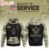 New Orleans Saints Salute to Service Hoodie 3D Shirt For Fans