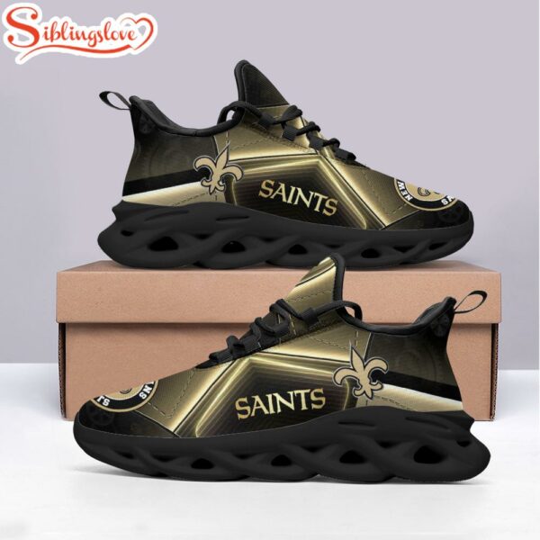 New Orleans Saints Team Sport Football Max Soul Shoes Gift For Fans