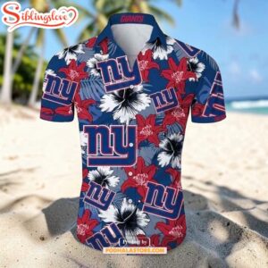 New York Giants Hawaiian Shirt For Fan