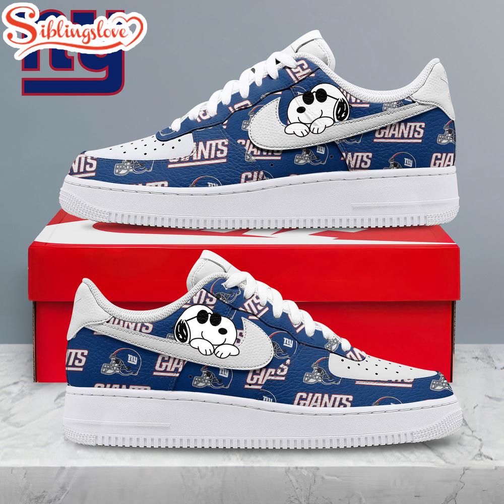 New York Giants NFL Kickoff Spirit Air Force 1 Shoes 1 New York Giants NFL Kickoff Spirit Air Force 1 Shoes
