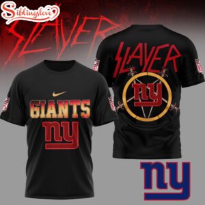New York Giants NFL Slayer 3D Shirt For Fans