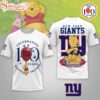 New York Giants NFL Winnie The Pooh 100th Anniversary 3D Shirt For Fans