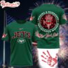 New York Jets Missing & Murdered Indigenous Women Awareness 3D T-Shirt