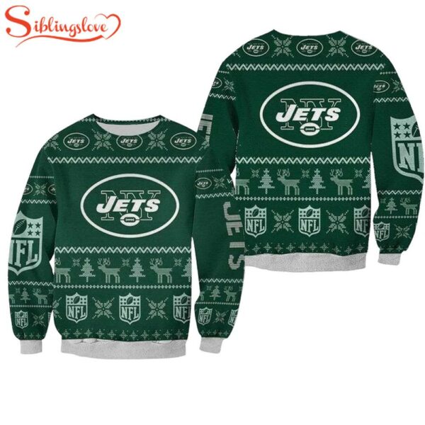 New York Jets Ugly Christmas Sweater