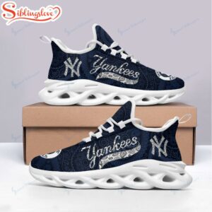 New York Yankees MLB Mandala Max Soul Shoes Gift For Fans New York Yankees MLB Mandala Max Soul Shoes Gift For Fans
