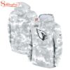 NFL Arizona Cardinals Salute To Service Camo 3D Hoodie