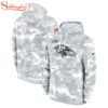 NFL Baltimore Ravens Salute To Service Camo 3D Hoodie