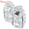 NFL Carolina Panthers Salute To Service Camo 3D Hoodie