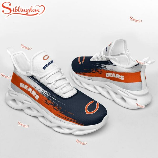 NFL Chicago Bears Color Streak Pattern Max Soul Shoes