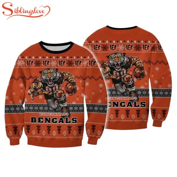 Nfl Cincinnati Bengals Player Ugly Christmas Sweater