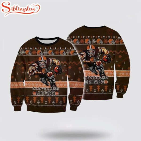 Nfl Cleveland Browns Player Ugly Christmas Sweater