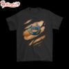 NFL Football Logo 3D Art Chest Indianapolis Colts Tattoo T-Shirt For Fans