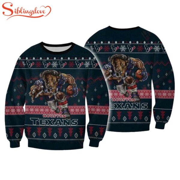 Nfl Houston Texans Player Ugly Christmas Sweater