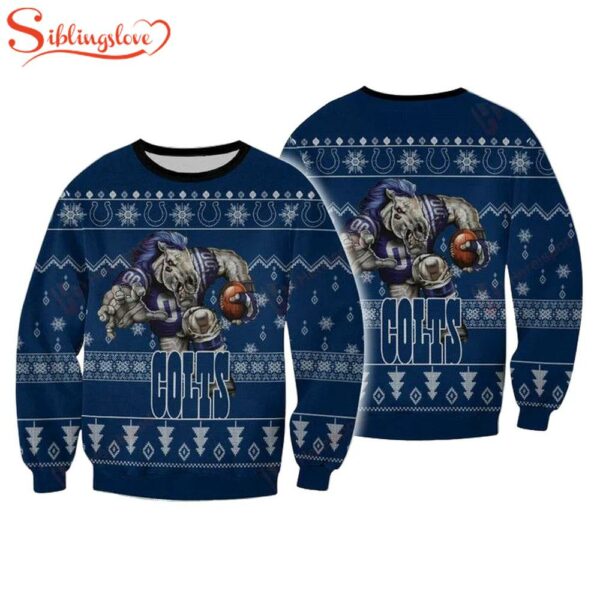 Nfl Indianapolis Colts Player Ugly Christmas Sweater