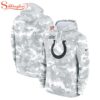 NFL Indianapolis Colts Salute To Service Camo 3D Hoodie