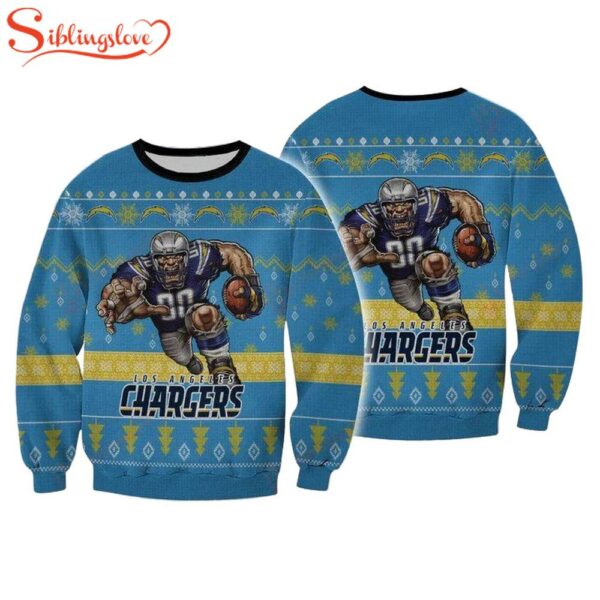 Nfl Los Angeles Chargers Player Ugly Christmas Sweater