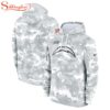 NFL Los Angeles Chargers Salute To Service Camo 3D Hoodie
