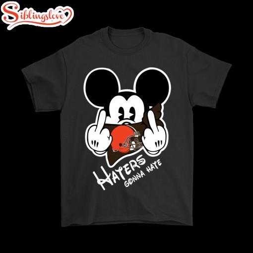 NFL Mickey Team Cleveland Browns Haters Gonna Hate T-Shirt For Fans 7Nu 1 NFL Mickey Team Cleveland Browns Haters Gonna Hate T-Shirt For Fans 7Nu