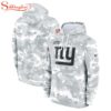 NFL New York Giants Salute To Service Camo 3D Hoodie