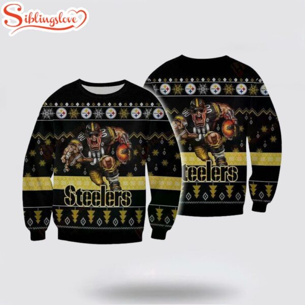 Nfl Pittsburgh Steelers Player Ugly Christmas Sweater