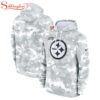 NFL Pittsburgh Steelers Salute To Service Camo 3D Hoodie